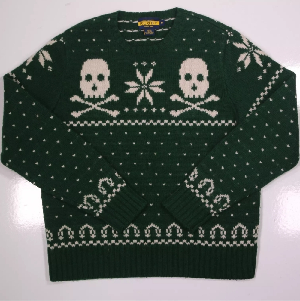 🔥Vtg Rugby Ralph Lauren Rugby sweater.